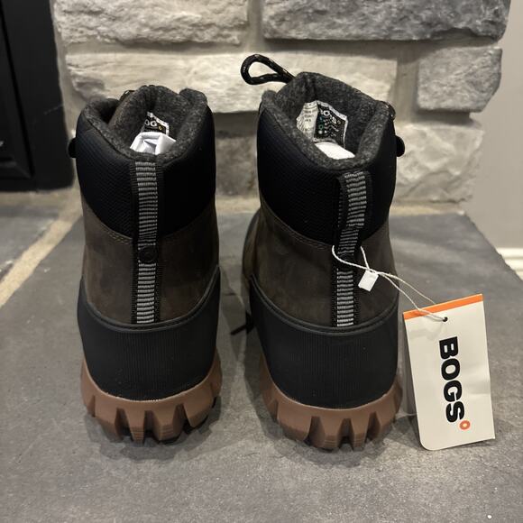 Bogs M Arcata Urban Leather Mid Chocolate Size 11.5 Waterproof 72909-202 - Picture 6 of 12